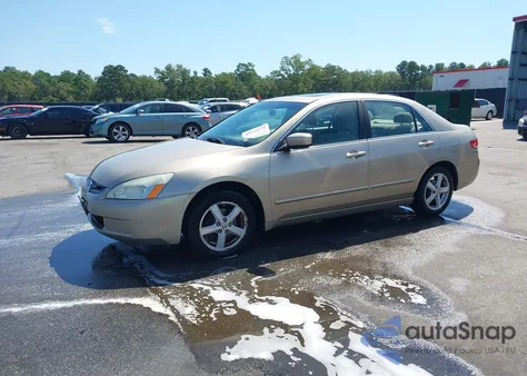 2003 Honda Accord 2.4 Ex из США, поврежденный, VIN 1HGCM566X3A031007